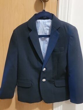 Izod Boys' Navy Two-Button Sport Coat
